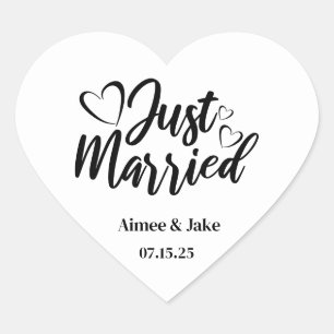 Personalizado se acaba de casar con Pegatinas del 
