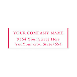 Personalizado Sello de autotinta de su empresa