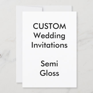 Personalizado SEMI GLOSS Invitaciones a matrimonio