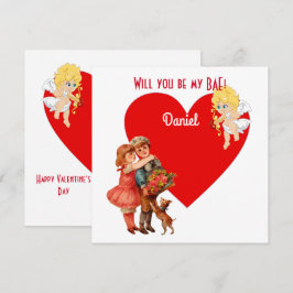 Personalizado Serás Mi Tarjeta Ángel Cupido De BAE