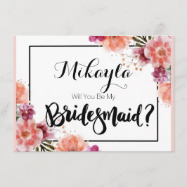 Personalizado Serás Mis Tarjetas Para La Novia