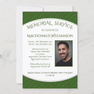 Personalizado   SERVICIO MEMORIAL   Invitación VER