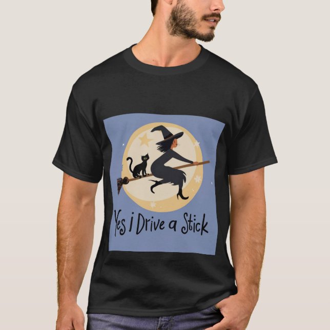 Personalizado Sí Conduzco Una Camiseta De Palo, Un (Anverso)