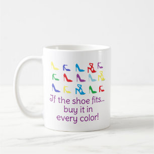 Personalizado "Si el zapato encaja..." Taza