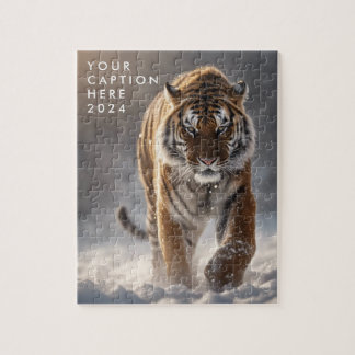 Personalizado siberiano del rompecabezas del tigre