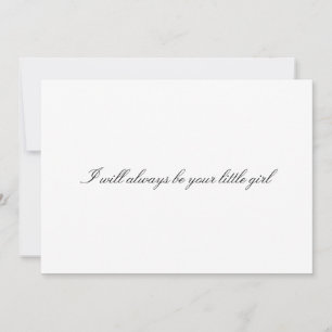Personalizado "Siempre seré tu niña"