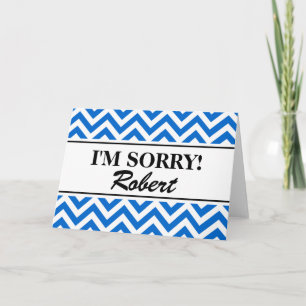 Personalizado, siento las tarjetas de felicitación