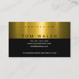 Personalizado simple elegante tarjeta de presentac