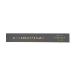 Personalizado Simple Minimalista Gray Gold Busines