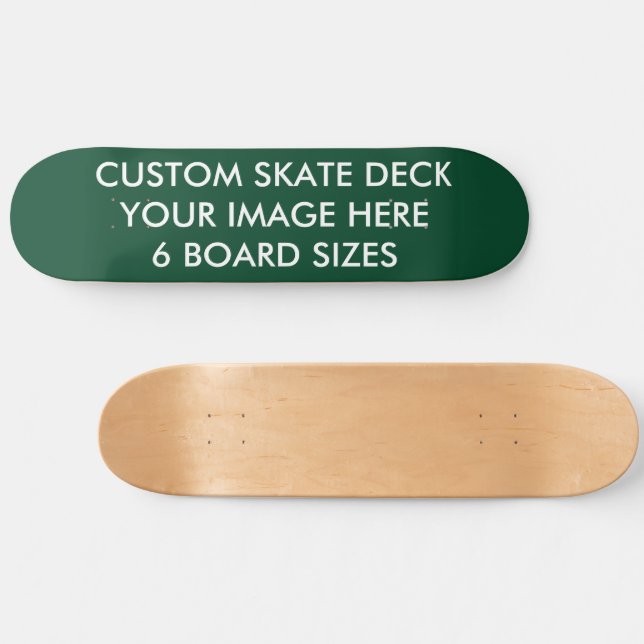 PERSONALIZADO SKATE DECK 8 1/2" Skateboard B CARRE (Horz)