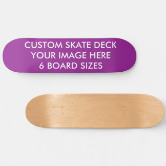 PERSONALIZADO SKATE DECK 8 1/2" Skateboard PLUM PU