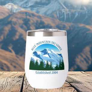 Personalizado Ski Lodge Cabin Winter Mountains
