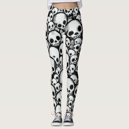 Personalizado Skull Leggings