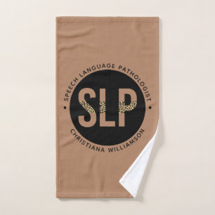 Personalizado SLP Speech Pathólogo Leopard Print G