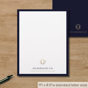 Personalizado Sofisticado membrete comercial