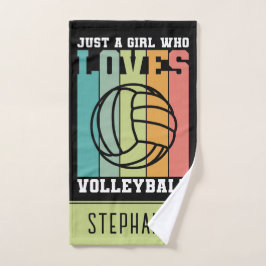 Personalizado Sólo un chica que ama el voleibol