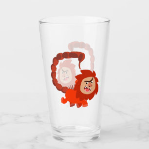 Personalizado sonriente lindo Manticore Tumbler Gl