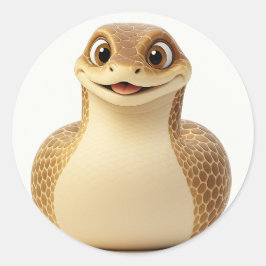 Personalizado sonriente, Pegatina de serpientes