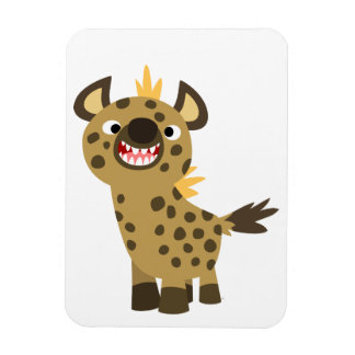 Personalizado sonriente suave Hyena Imán flexible
