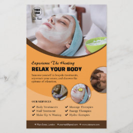 Personalizado Spa Services Flyer