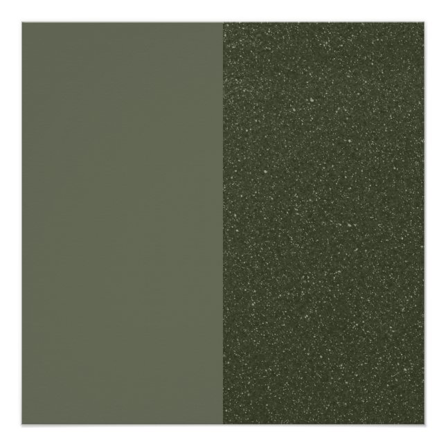 Personalizado Split Matte-Noise Moss Poster Glossy (Anverso)