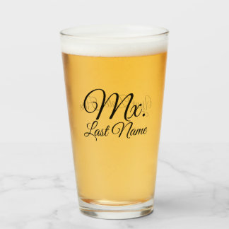 Personalizado Sr./Sra./Mx/Dr. Pint Glass
