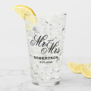 Personalizado Sr. y Sra. boda gafas para recién ca