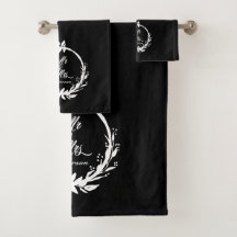 Personalizado Sr. y Sra. Elegant Black & White New