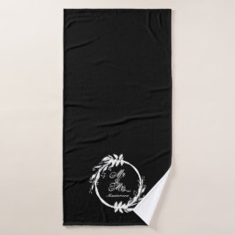 Personalizado Sr. y Sra. Elegant Black & White New