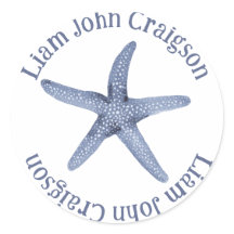 Personalizado Starfish Pegatina