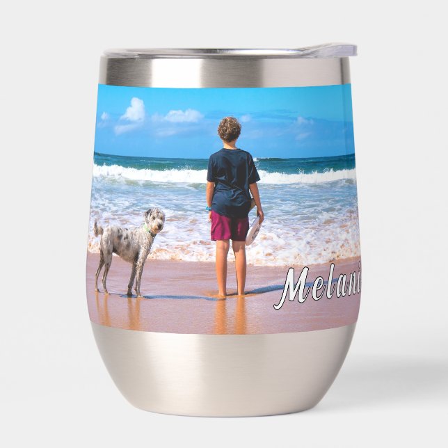 Personalizado su foto y el texto de nombre persona (Izquierdo)