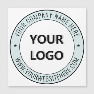 Personalizado Su logotipo y tarjeta de visita magn