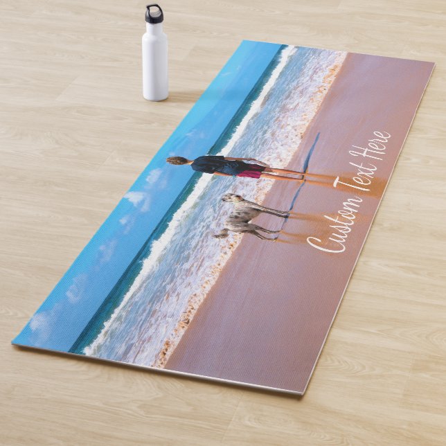 Personalizado Su Mascota Foto Yoga Mat Personaliza (In situ)