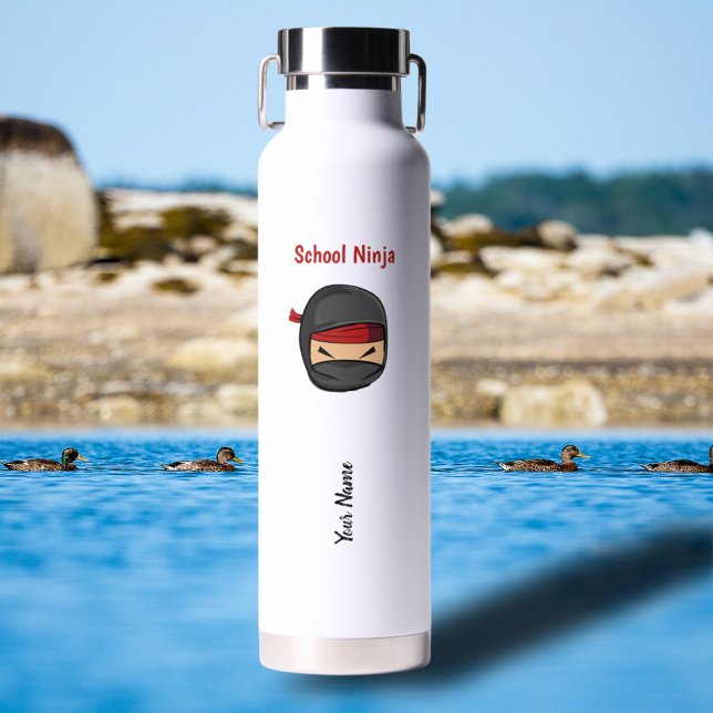 Personalizado Su Nombre Botella De Agua Ninja (Subido por el creador)