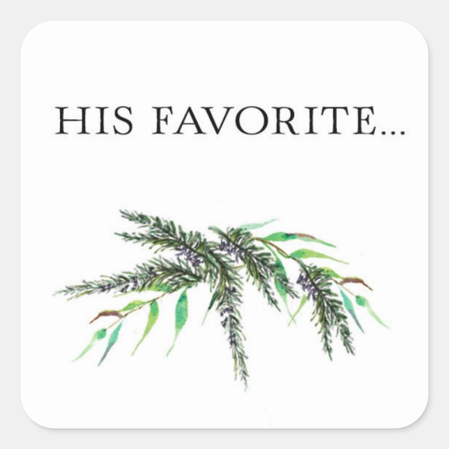 Personalizado "Su" Pegatina favorito (Anverso)