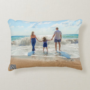 Personalizado su regalo de almohada de acento foto