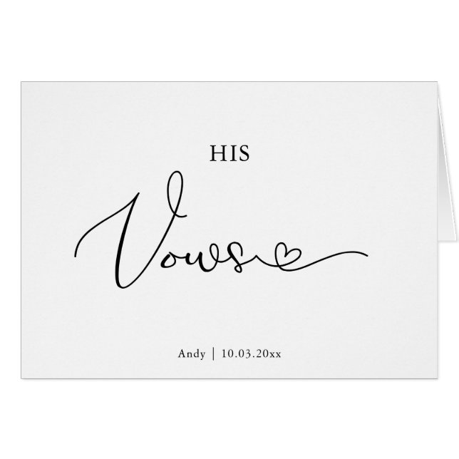 Personalizado Su Tarjeta De Día De Boda De Flechas (Anverso (Horizontal))