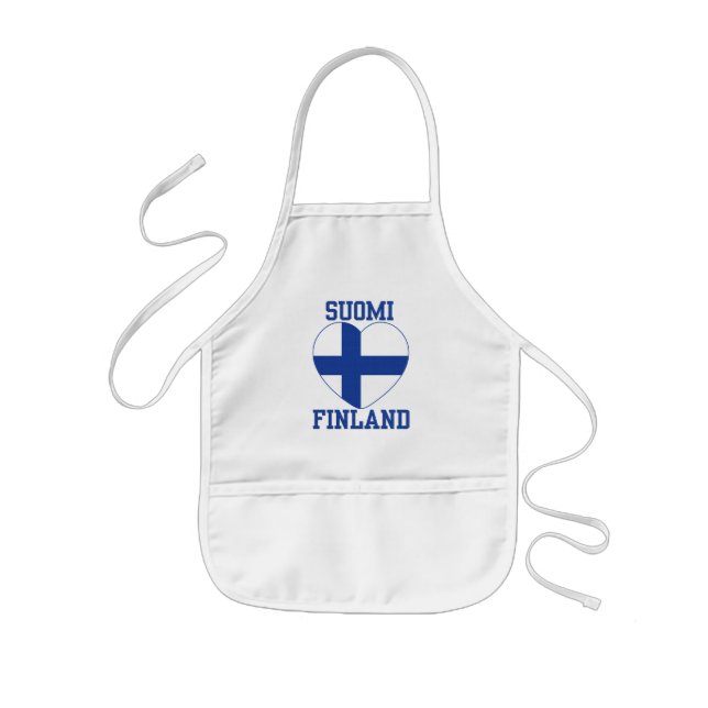 PERSONALIZADO SUOMI FINLAND delantal - estilo (Frente)