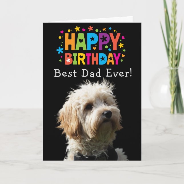 Personalizado Tarjeta de cumpleaños mejor papá que (Anverso)