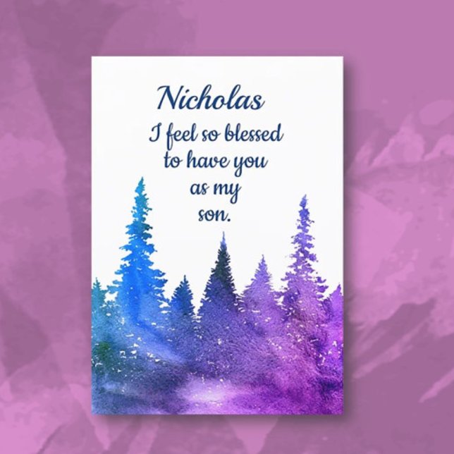 Personalizado, tarjeta de hijo de Cumpleaños Feliz (Subido por el creador)