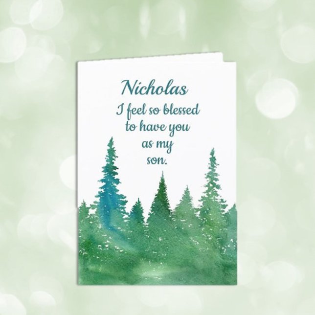 Personalizado, tarjeta de hijo de Cumpleaños Feliz (Subido por el creador)