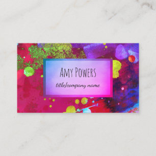 personalizado tarjeta de visita arte abstracto de 