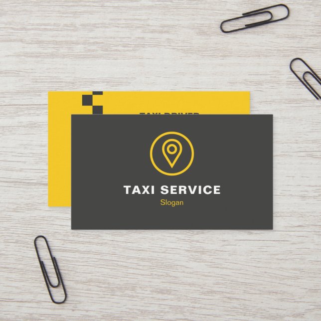 Personalizado Tarjeta de visita Taxi/Uber (Anverso/Reverso In Situ)