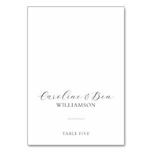 Personalizado tarjeta Minimalista moderna en blanc