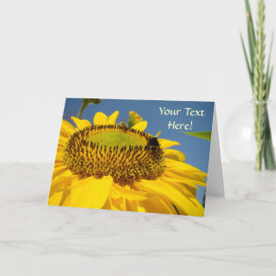 Personalizado Tarjetas de felicitación SunFlower T
