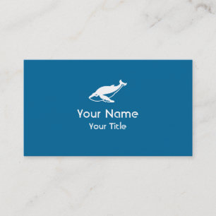 Personalizado Tarjetas de visita azul símbolo de b