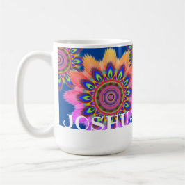 Personalizado taza de café BOHO inicial Patrón de