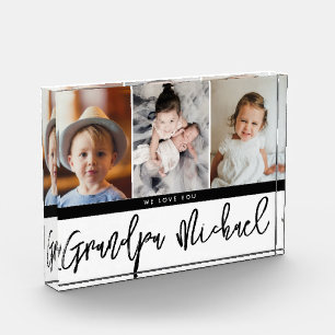 Personalizado Te amamos fotos del abuelo