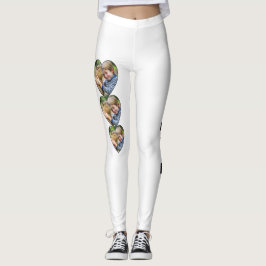 Personalizado Te Amo Leggings | Diseño romántico d