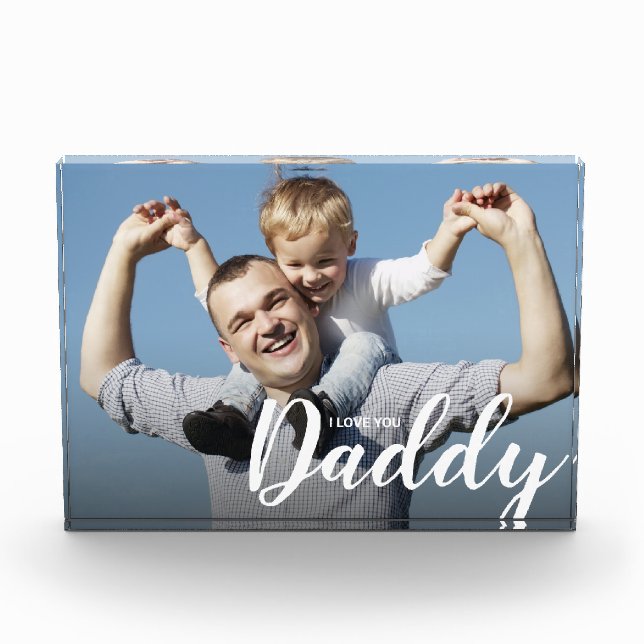Personalizado Te Amo Papi Foto Personalizado (Anverso)